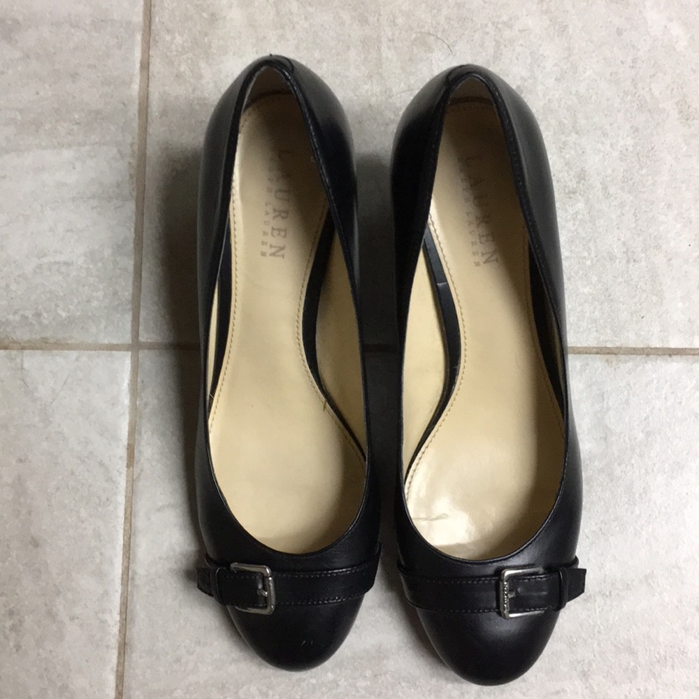 Ralph Lauren black heels size 9.5